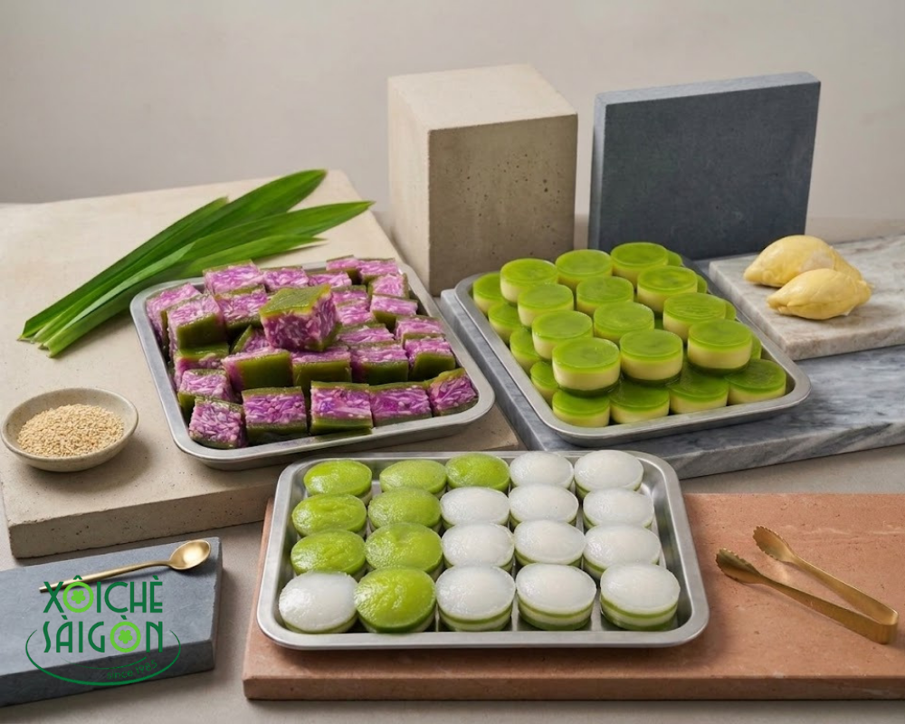 Bánh da lợn chuẩn vị miền Tây tại Xôi Chè Sài Gòn