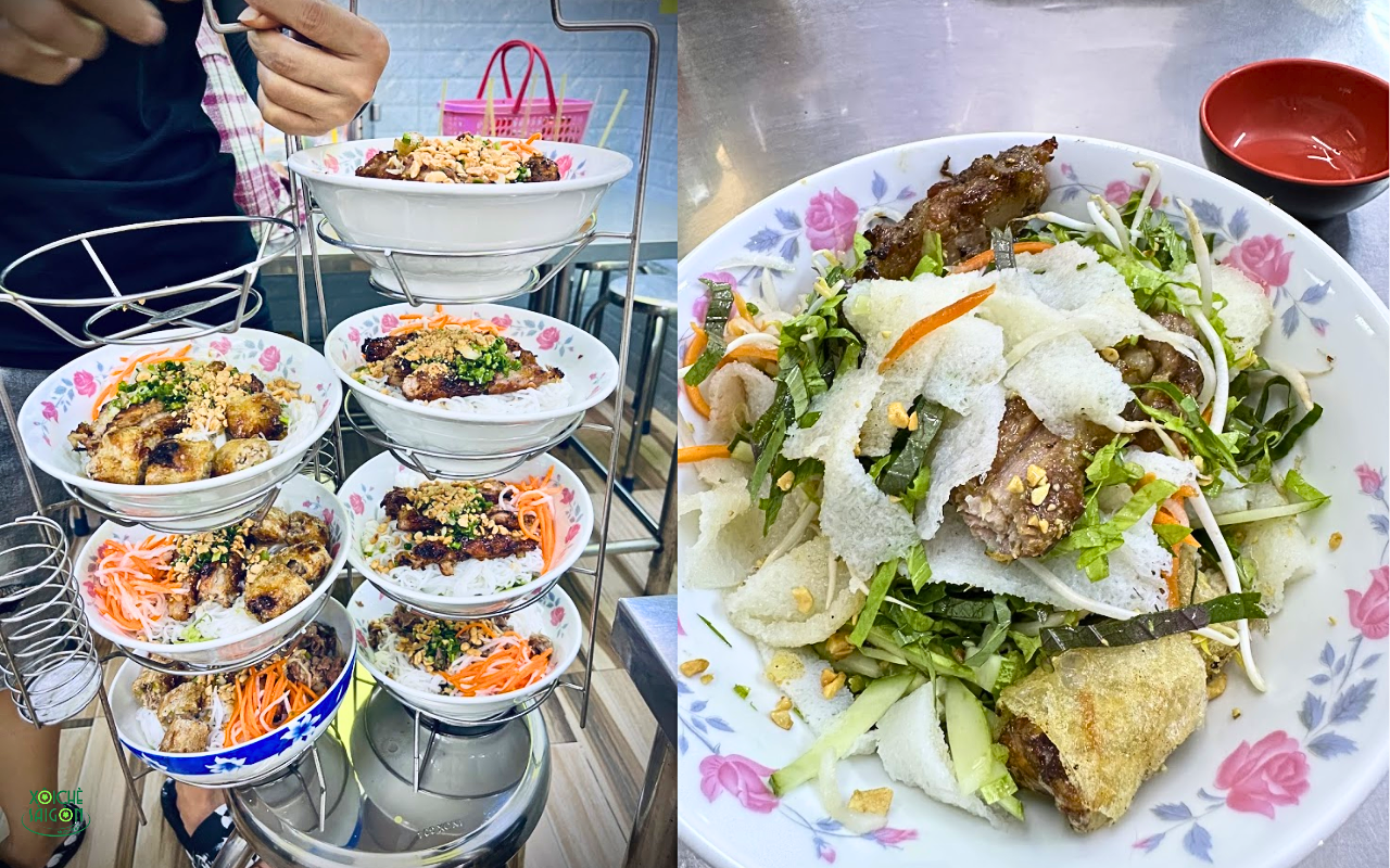 Bún thịt nướng Chị Tuyền