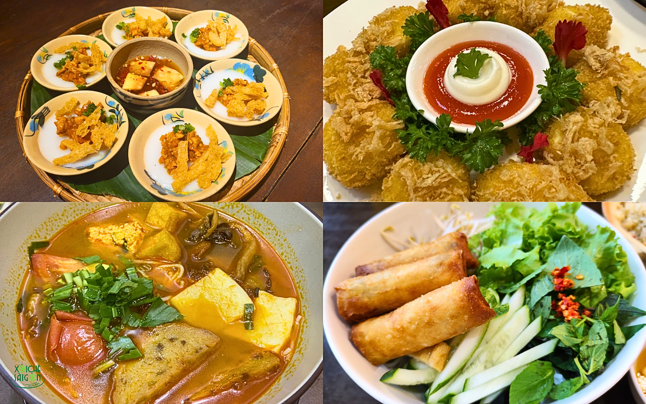 quán ăn quận 2: KIM SA Vegetarian Restaurant 