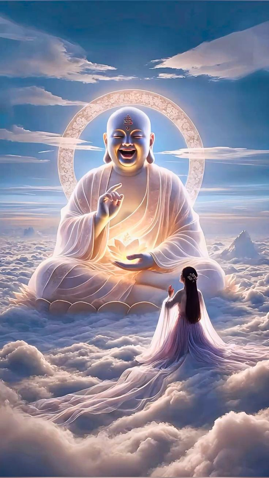 Phật Di Lặc tươi cười