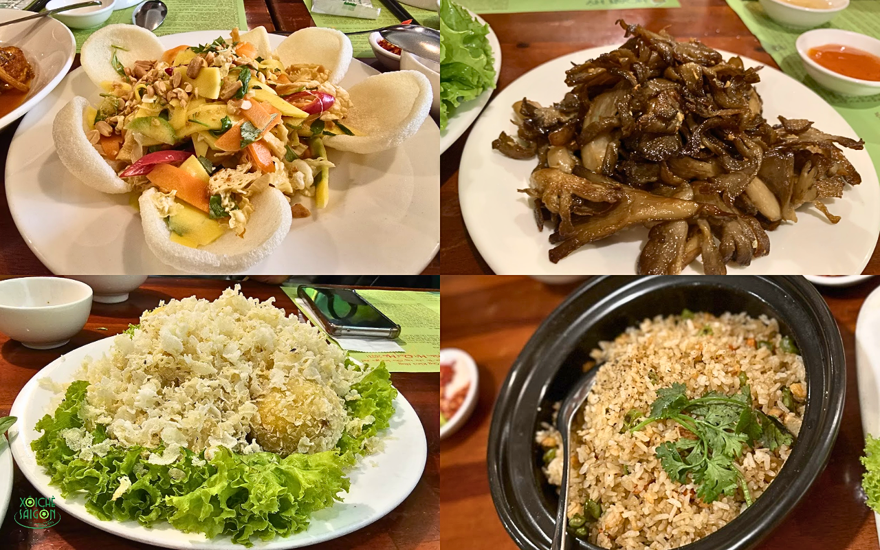 Quán chay khu vực quận 3